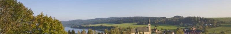 Pohled z pokoje na jezero - Ubytování  a Občerstvení  - Přední Výtoň Lipenské jezero - Pension Vyhlídka