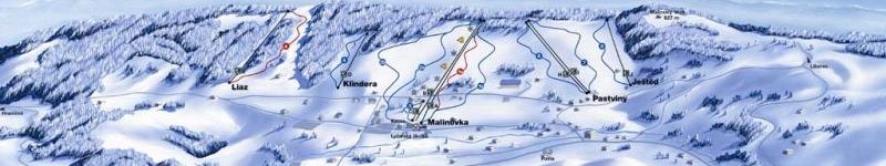 mapa Bedřichova - Chata Nisanka