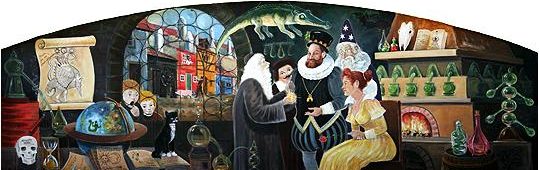 Jeho Výsost Rudolf II. navštívil alchymistickou dílnu, dle pověsti ve Zlaté uličce - Rodinný hotel v Praze 8 (Březiněves) - GOLDEN GOLEM Hotel
