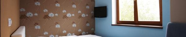 Jednolůžkový pokoj/dvoulůžkový mini Chrpa - Ubytování Třeboň - Design hotel RomantiCK