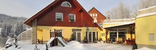 Pension und Restaurant Uko - Winter 2010 - Penzion Uko - Bedrichov im Isergebirge