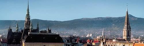 De stad Liberec - Penzion Uko - Bedrichov in IJzergebergte