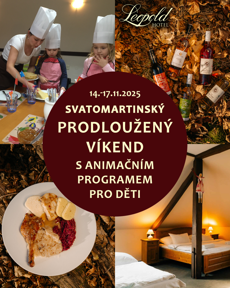 Prodloužený Svatomartinský víkend s animačním programem pro děti