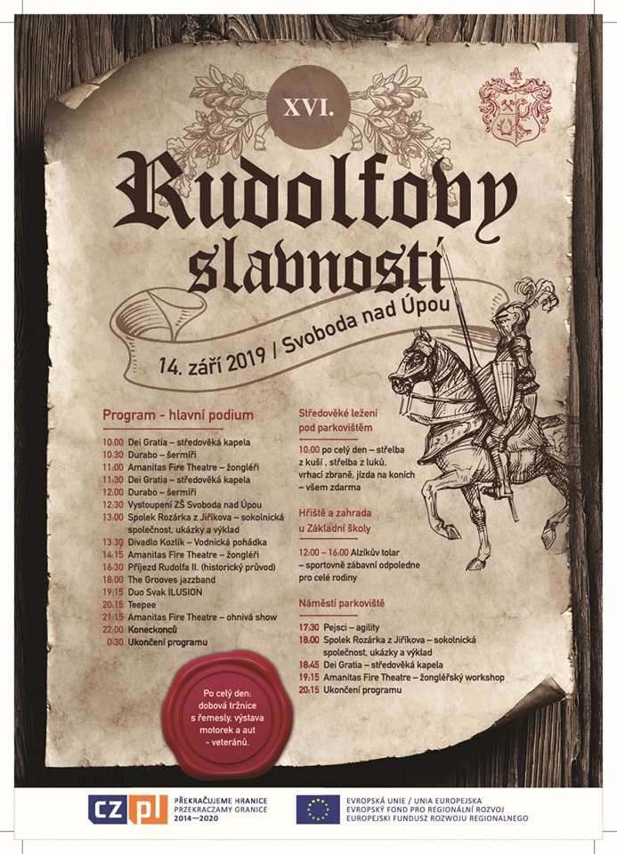 rudolfovy slavnosti úpa 