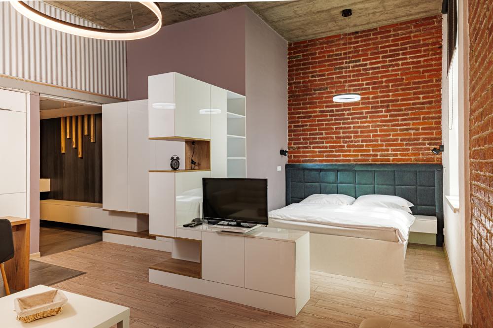 Entrez apartment 4 -City centre (Baštová 14, Košice) Izba s manželskou posteľou 1 a 2