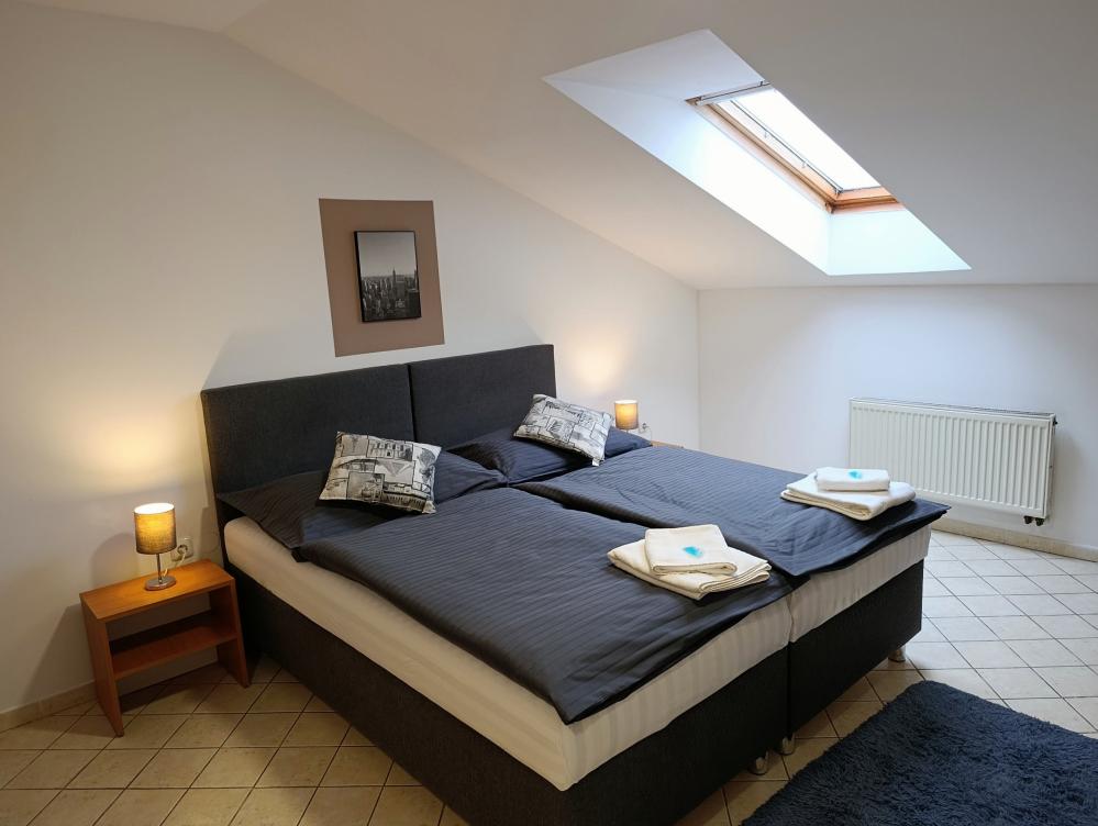 Dvoulůžkový pokoj s manželskou postelí