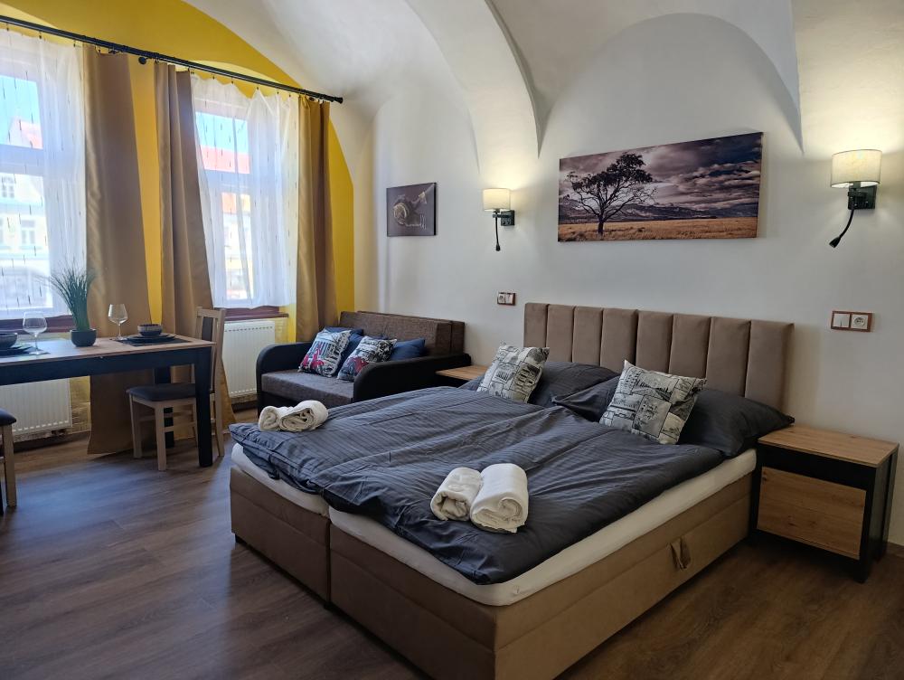 Apartmán s kuchyňským koutem 1+kk