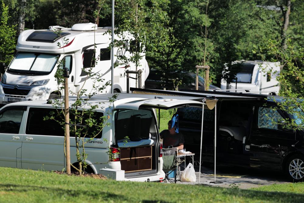 Místo pro karavany, obytňáky