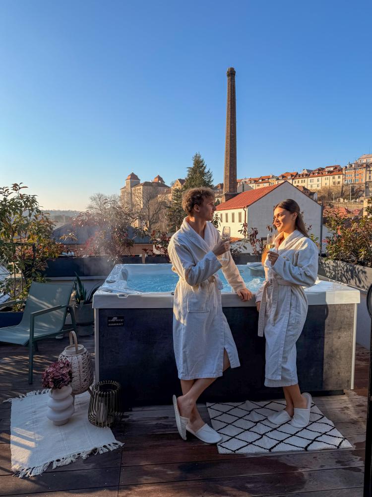 Deluxe apartmán s terasou & privátním SPA