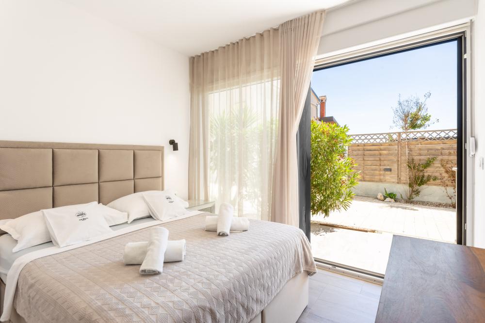 Apartmán|1 ložnice|výhled do zahrady