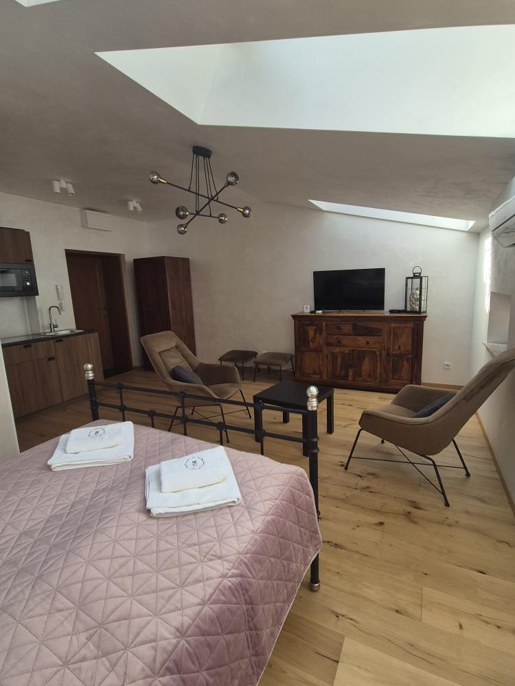 Apartament typu studio z łóżkiem podwójnym MIODOWA