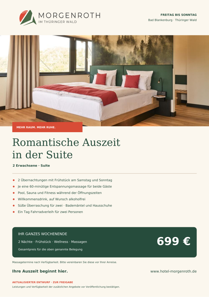 Romantický odpočinek v apartmá