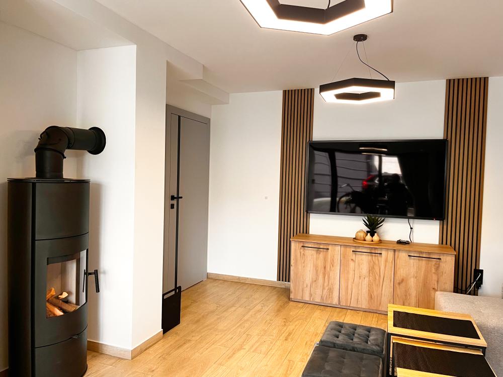 Apartament 4 osobowy widok ze wspólnego tarasu na Pieniny