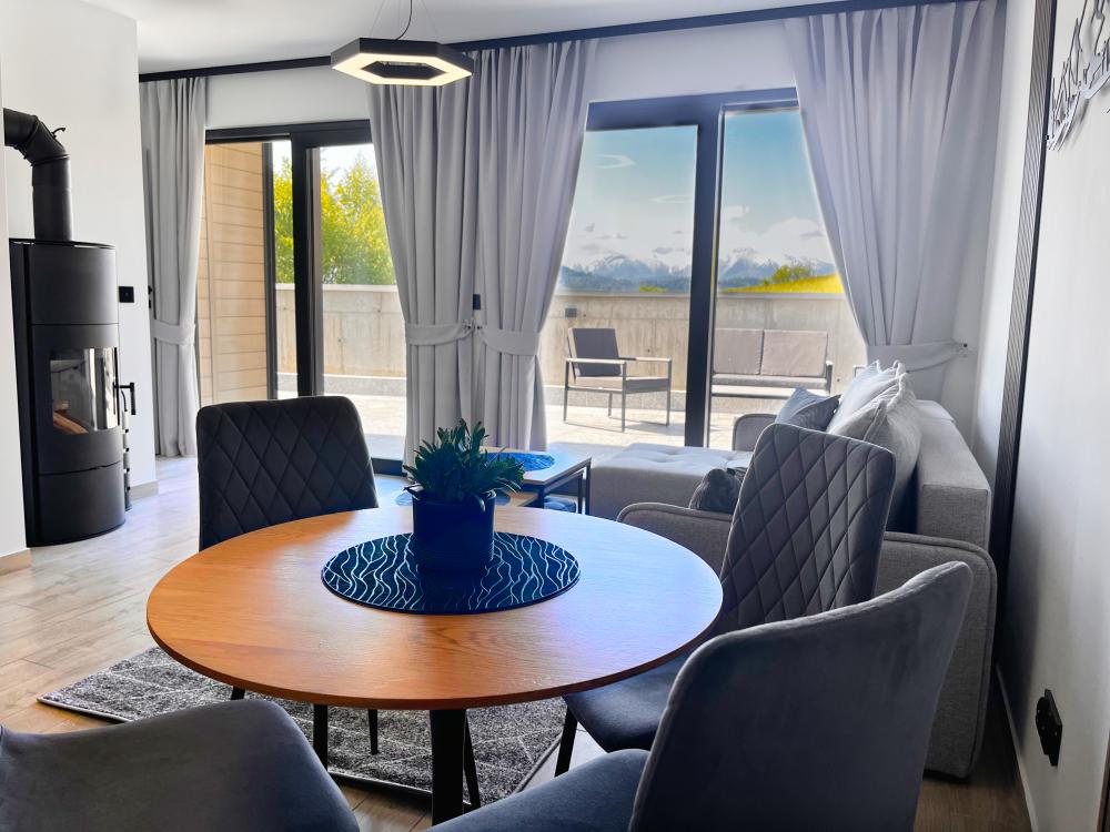 Apartament 4 osobowy z widokiem na Pieniny, Tatry oraz Jezioro Czorsztyńskie