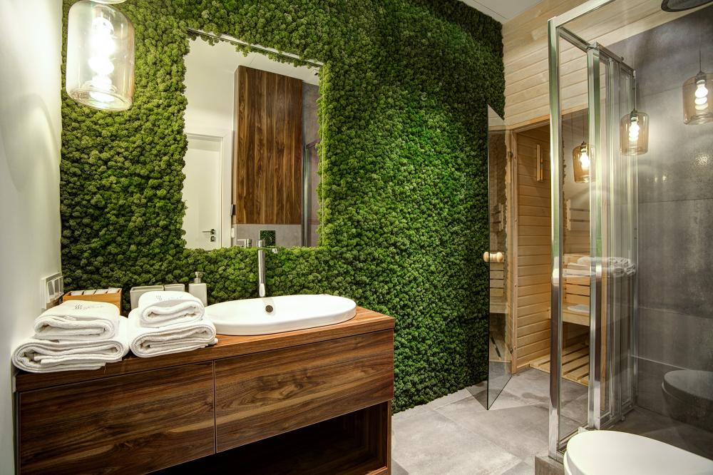 Apartament typu Suite z wanną z hydromasażem i sauną