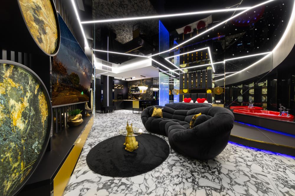 Apartament z Jakuzzi "Czerwone Serce" i Sauną