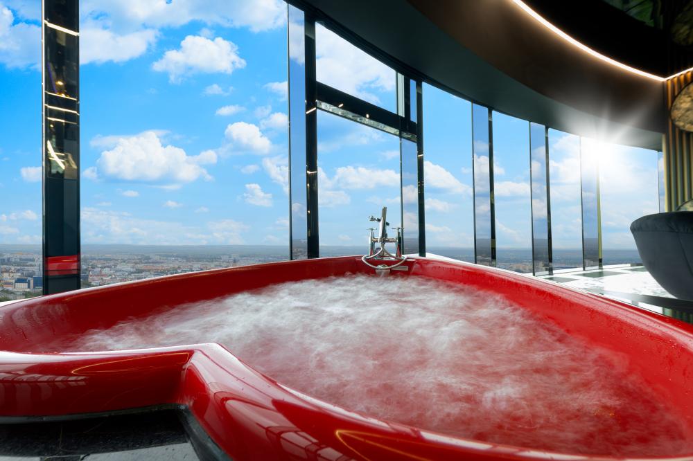 Apartament z Jakuzzi "Czerwone Serce" i Sauną