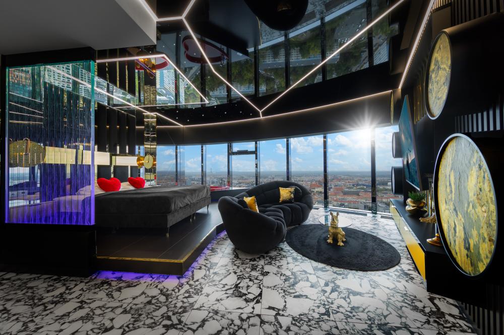 Apartament z Jakuzzi "Czerwone Serce" i Sauną