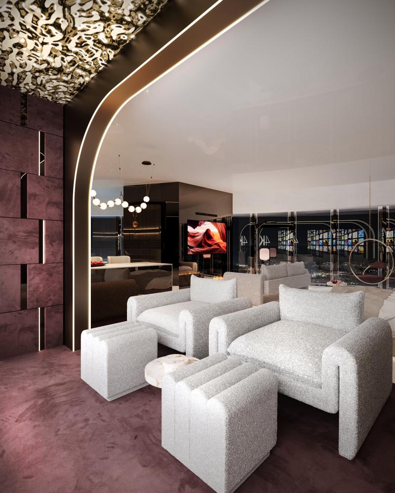 Luksusowy Penthouse z Prywatnym SPA i Kinem ze strefą Gier