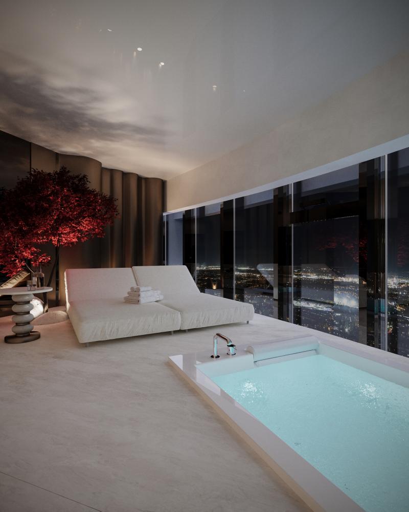 Luksusowy Penthouse z Prywatnym SPA i Kinem ze strefą Gier