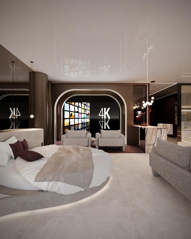 Luksusowy Penthouse z Prywatnym SPA i Kinem ze strefą Gier