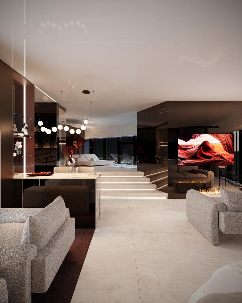 Luksusowy Penthouse z Prywatnym SPA i Kinem ze strefą Gier