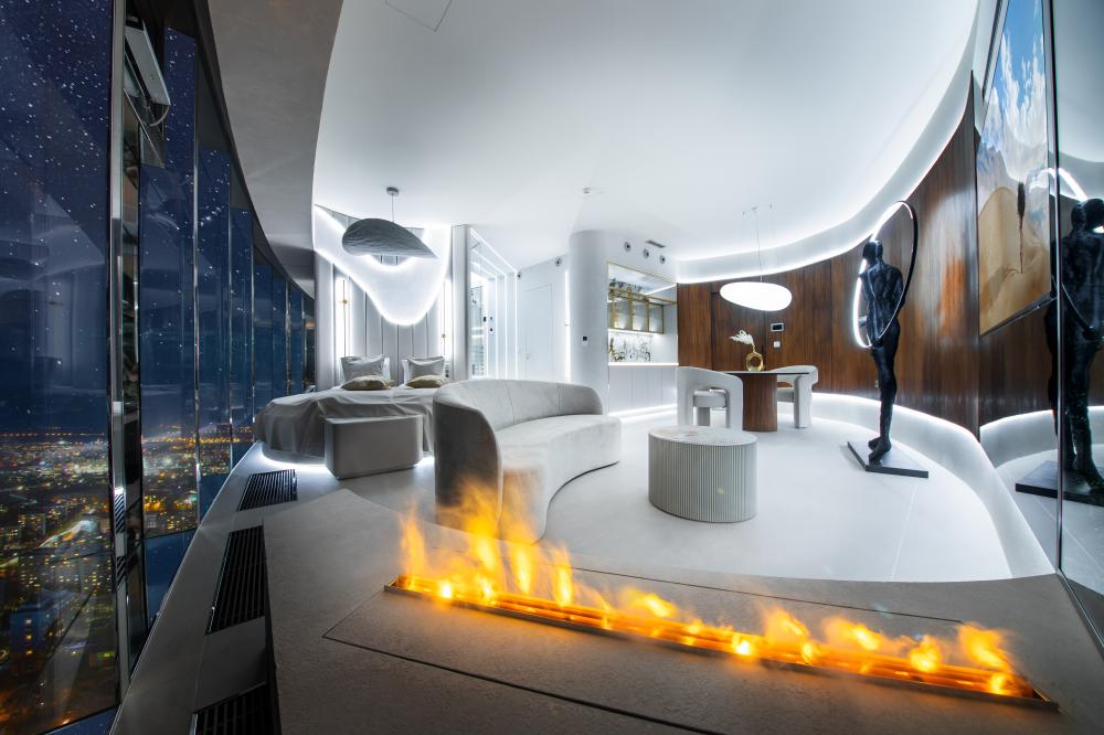 Apartament “Oasis” z Jakuzzi i Sauną na 48 piętrze