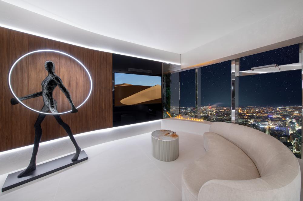 Apartament “Oasis” z Jakuzzi i Sauną na 48 piętrze