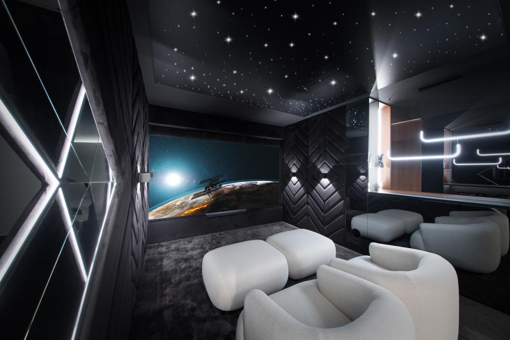 Apartament “Cave” z Jakuzzi i Sauną na 48 piętrze