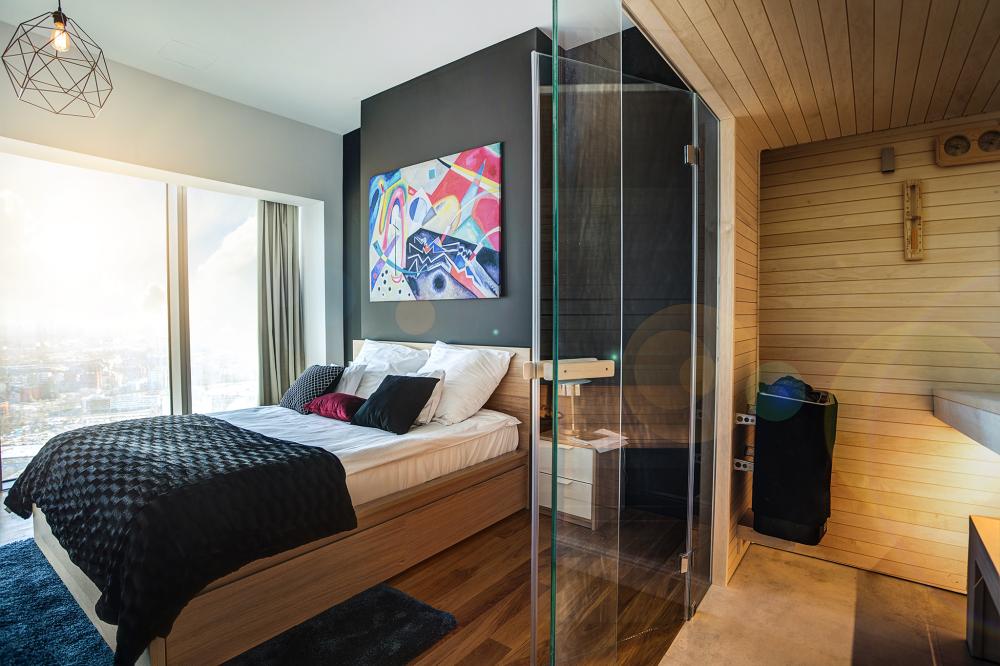 Apartament typu Superior z sauną (30th+ floor)