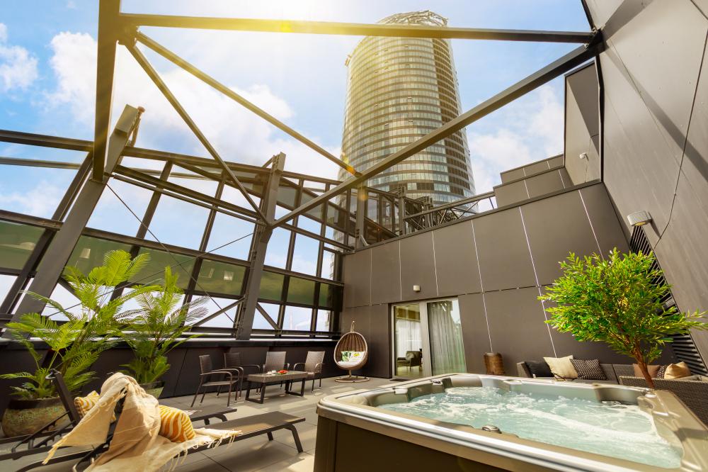 Apartament Deluxe z tarasem