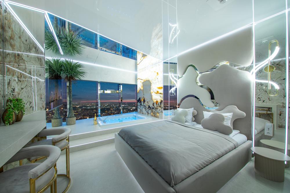 Apartament “Patagonia” z Jakuzzi na 46 Piętrze