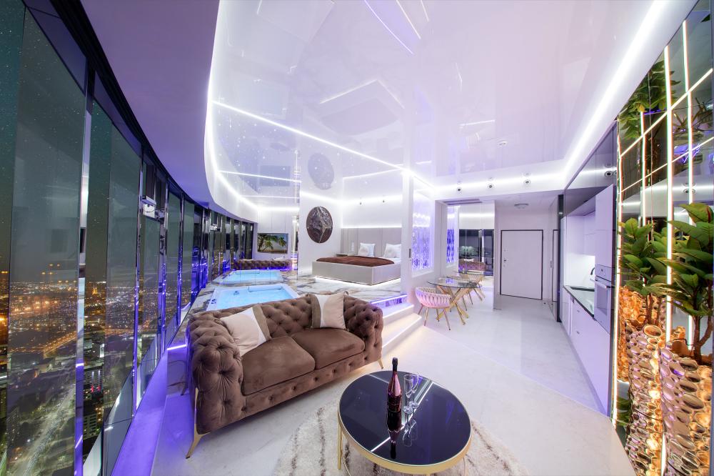 Suite z Jakuzzi przy oknie