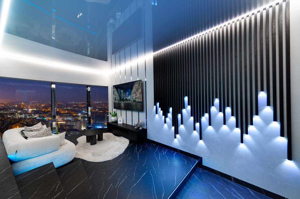 Apartament z jakuzzi na 42 piętrze