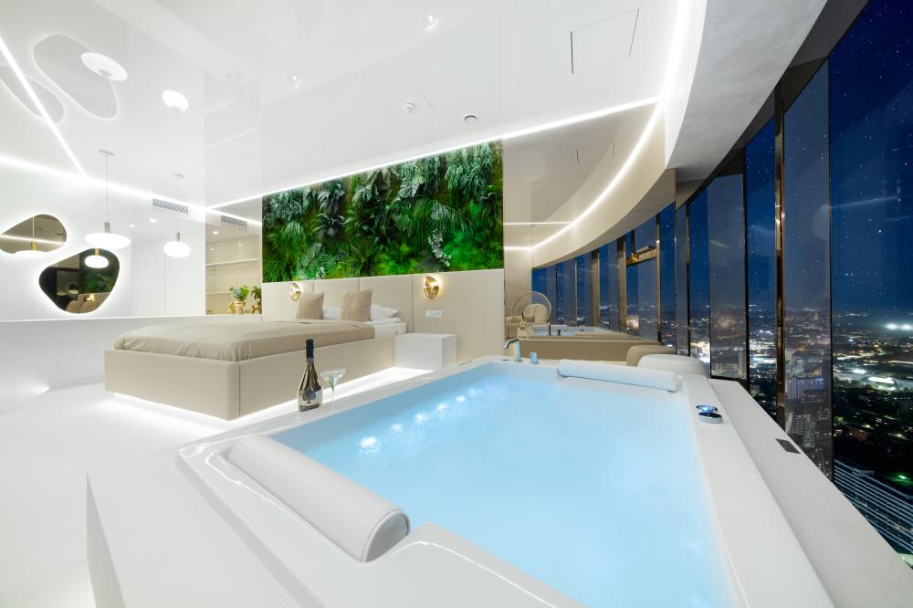 Apartament z Jakuzzi "Harmony" na 43 Piętrze