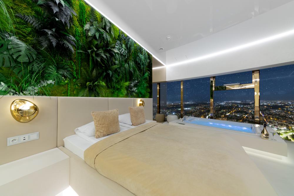 Apartament z Jakuzzi "Harmony" na 43 Piętrze