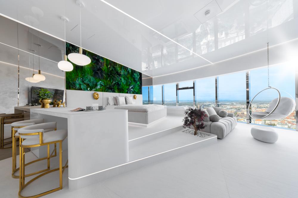 Apartament z Jakuzzi "Harmony" na 43 Piętrze