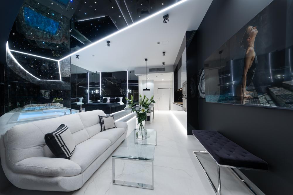 Apartament z Jakuzzi typu Deluxe