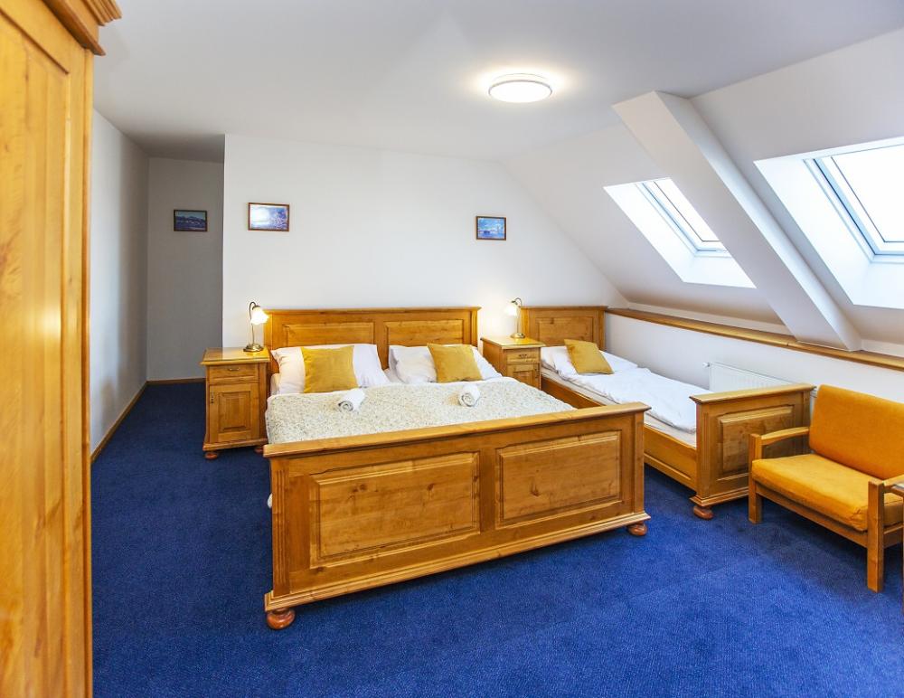 Čtyřlůžkový pokoj