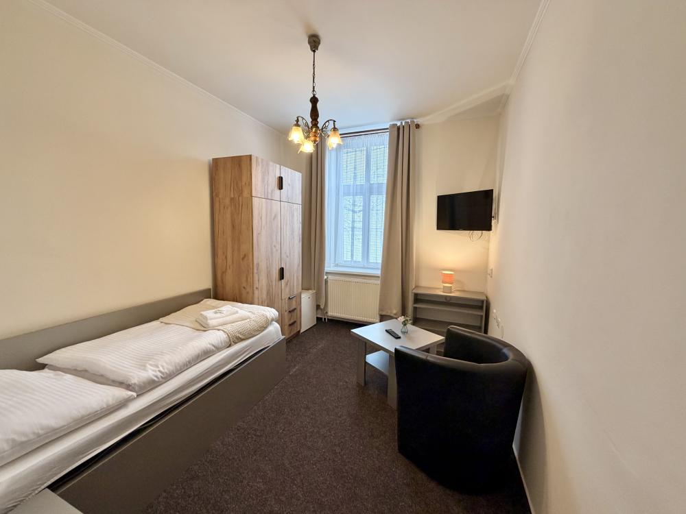 Jednolůžkový pokoj se sprchou