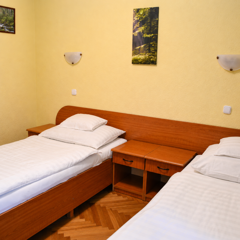 Kétszobás, konyha nélküli apartman (6 fős)