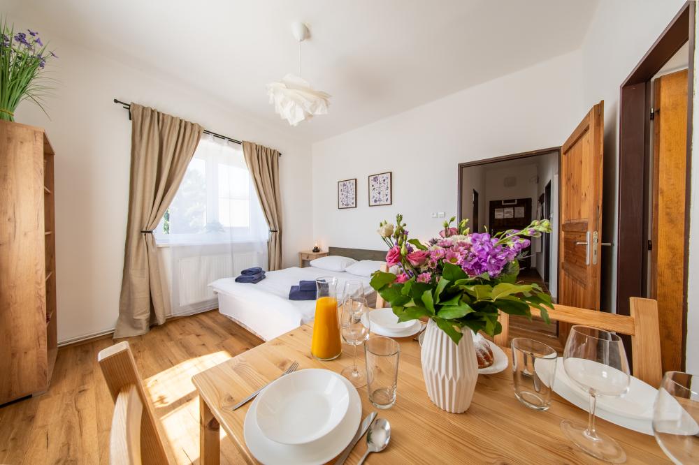 Apartmán A v přízemí 2 ložnice