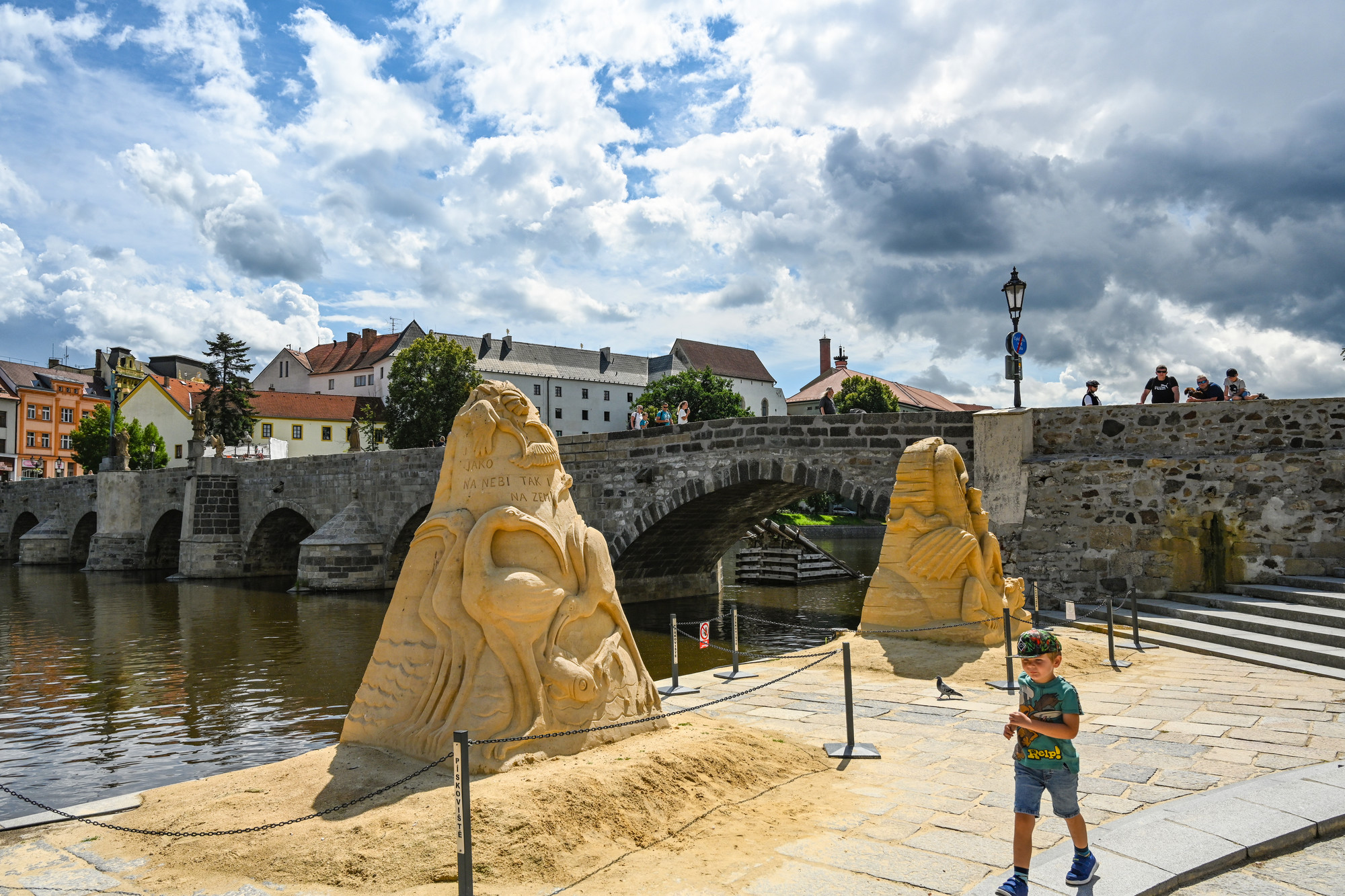 Sochy z písku v Písku 2025