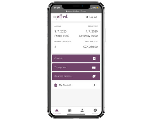 my alfred app