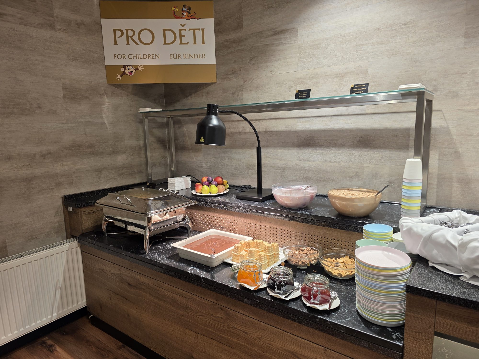 More comfortable dining for our youngest guests