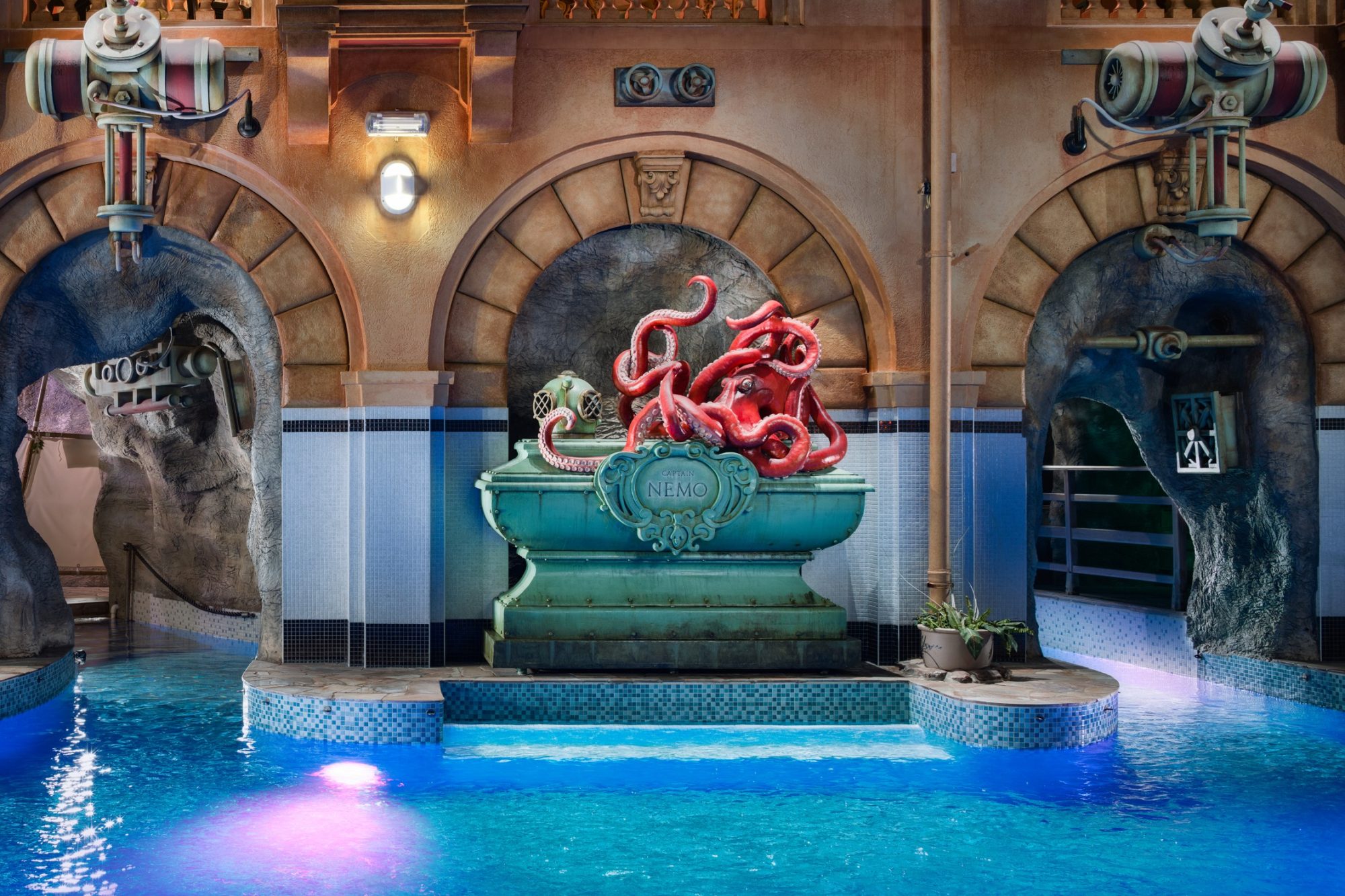 Large Whirlpool in the Aquapark Temporarily Out of Service
