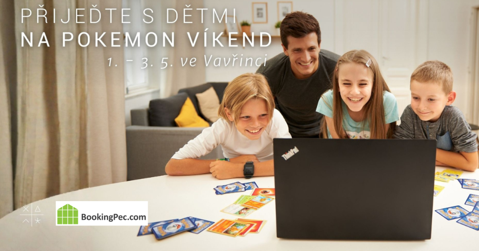 Čarodějnice i Pokémon víkend s exkluzivním programem - prodloužený víkend ve Vavřinci 30. 4. – 3. 5.2026