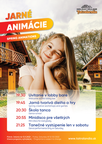 Jarné víkendové animácie