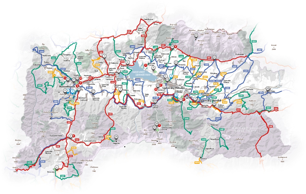 Cyklistika na Liptově