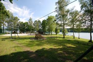 Dětské hřiště a beach volejbal